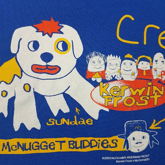 2023 McDONALDS McNugget Buddies Tee Shirt Large US L Blue Unisex Men Women Kids - Picture 11 of 16